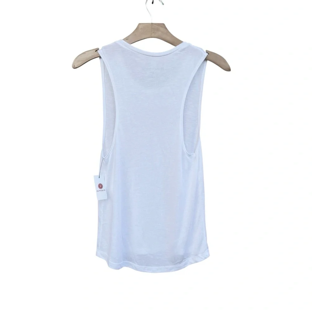 Pure Barre TEAM White Muscle T-Shirt Women’s Size Small New with Tags